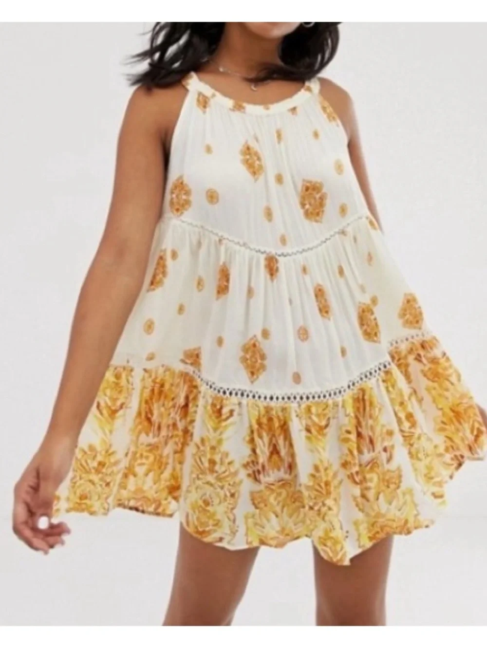 Free People | Talk to Me Trapeze Mini Dress